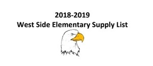 Elementary Supply List