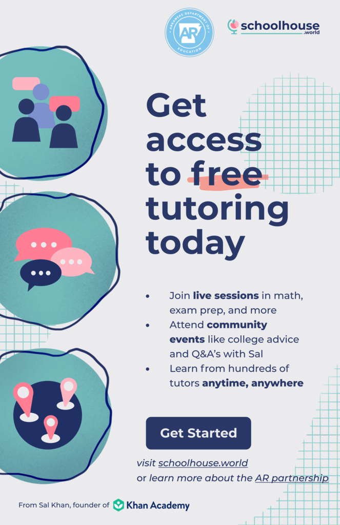 Free tutoring at schoolhouse.world
