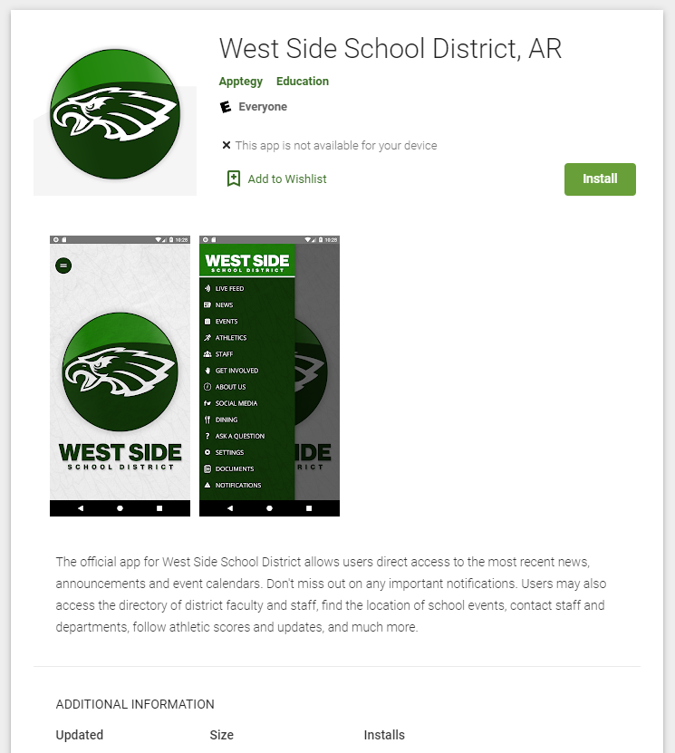 West Side app available for Apple, Android devices